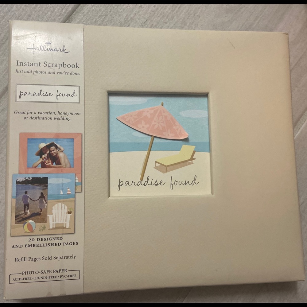 Vacation scrapbook